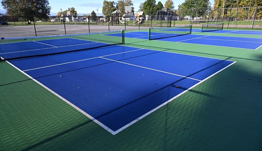 Utica unveils city's first outdoor pickleball courts News