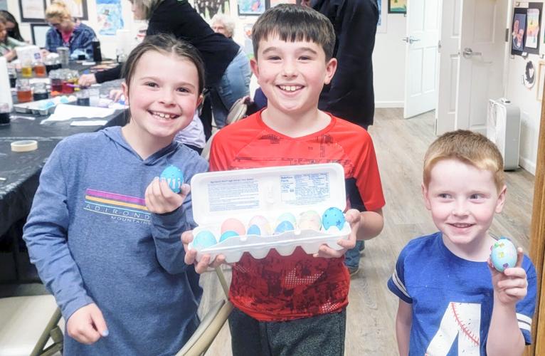 Old Forge Library takes mess out of coloring Easter eggs | Museums ...