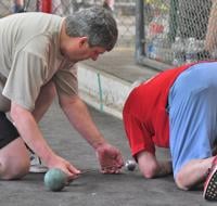 Spocking? Pointing? Welcome to Rome's bocce tourney