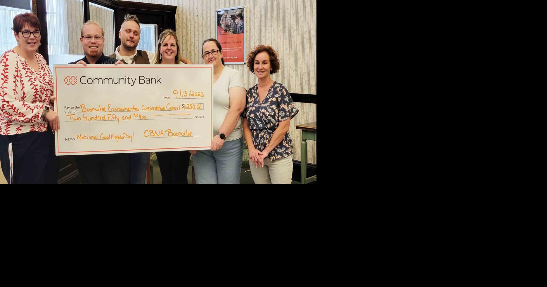 Community Bank Good Neighbor Day donations | Boonville Herald ...