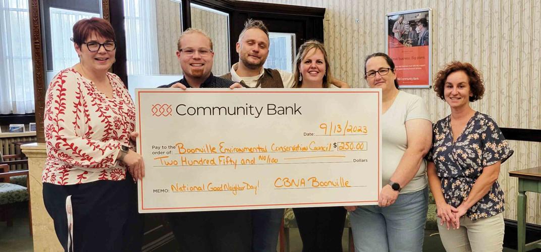 Community Bank Good Neighbor Day donations Boonville Herald