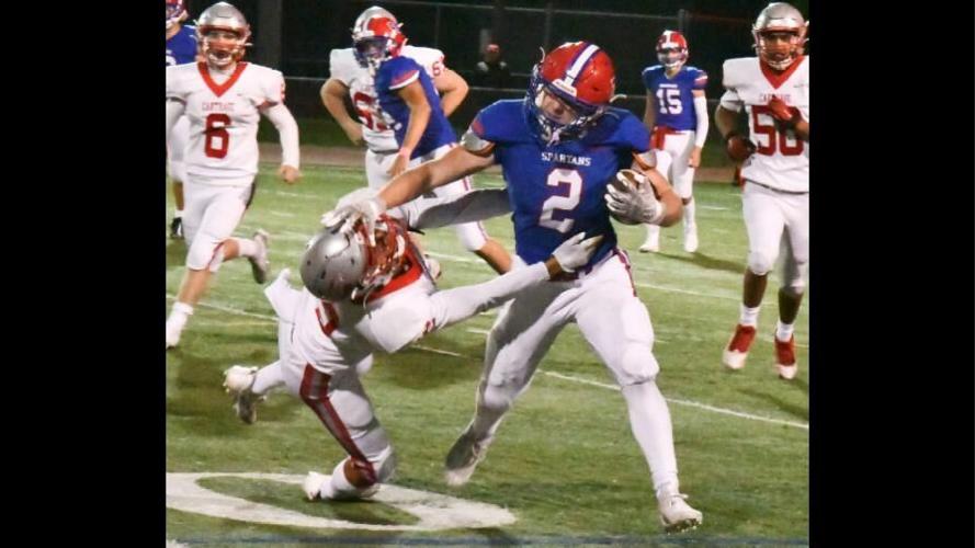 High school football Raux's career game helps New Hartford to seventh