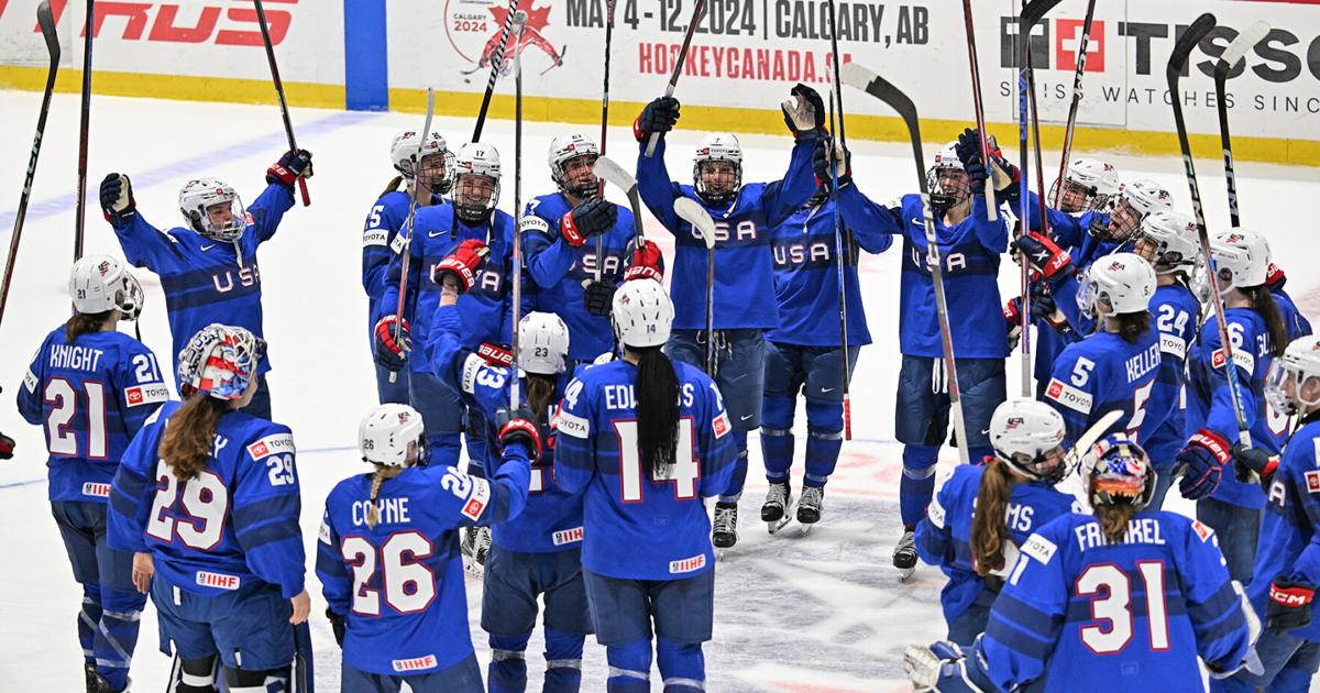 Team USA tops Canada in front of record crowd in Utica |  Sports