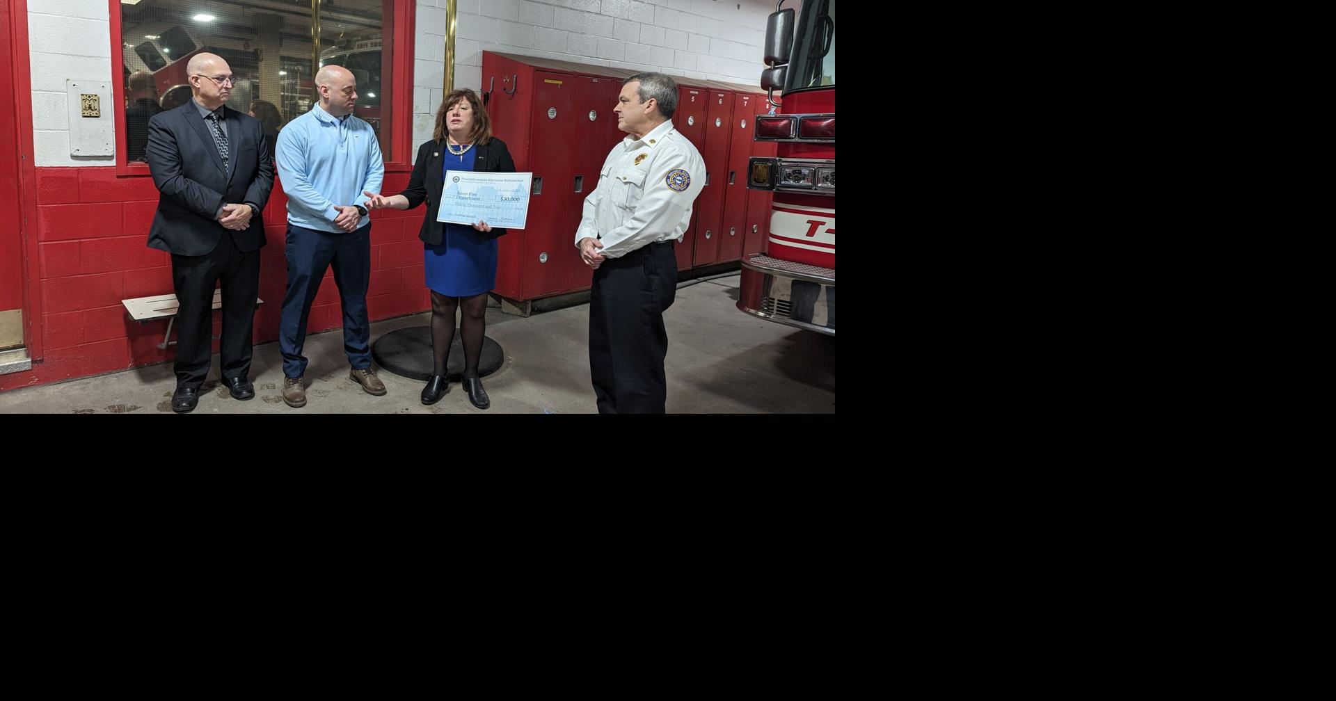 Rome fire, police receive wellness grants from Buttenschon | News ...