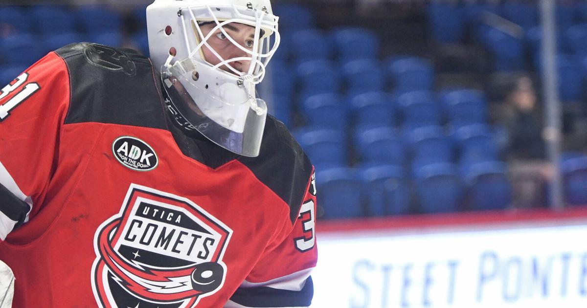 Utica Comets' GM Braden Birch on goalie decisions: 'We’ll let merit speak for itself'