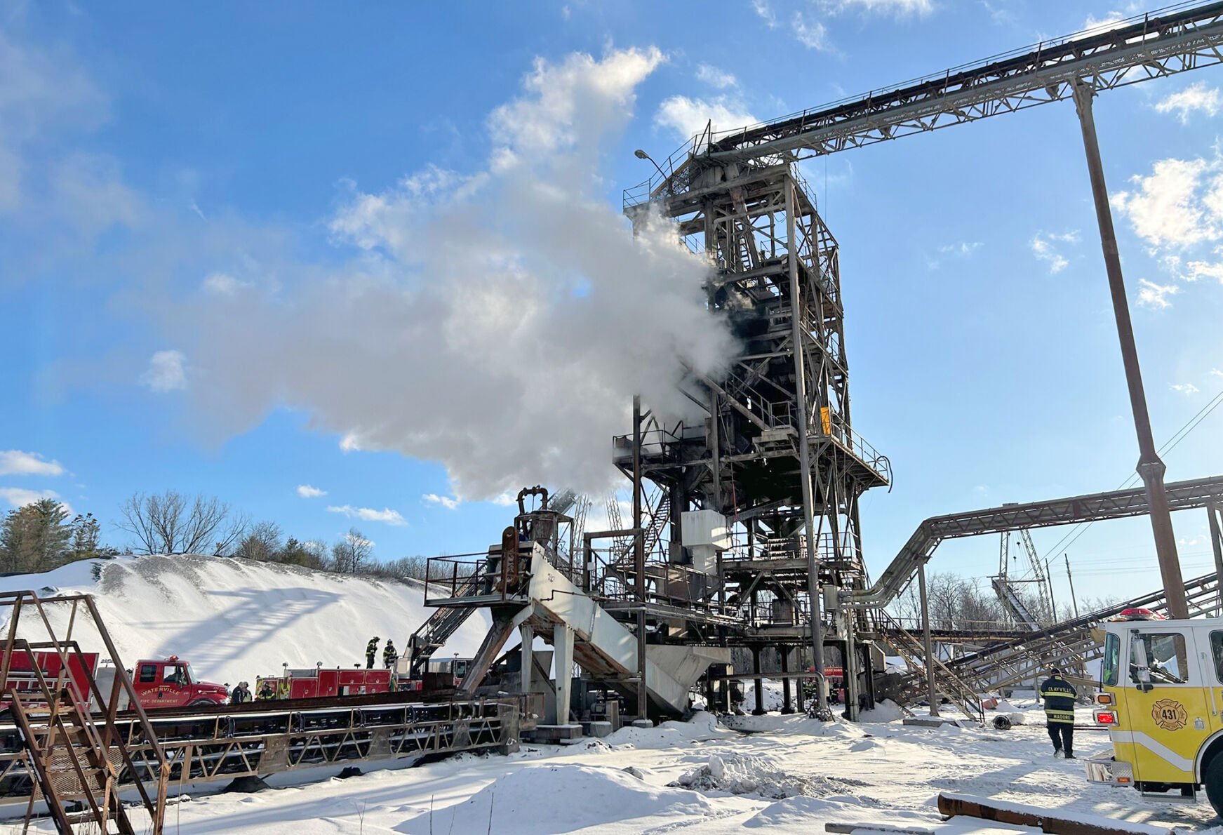 Firefighters douse flames at quarry machinery in Oriskany Falls News