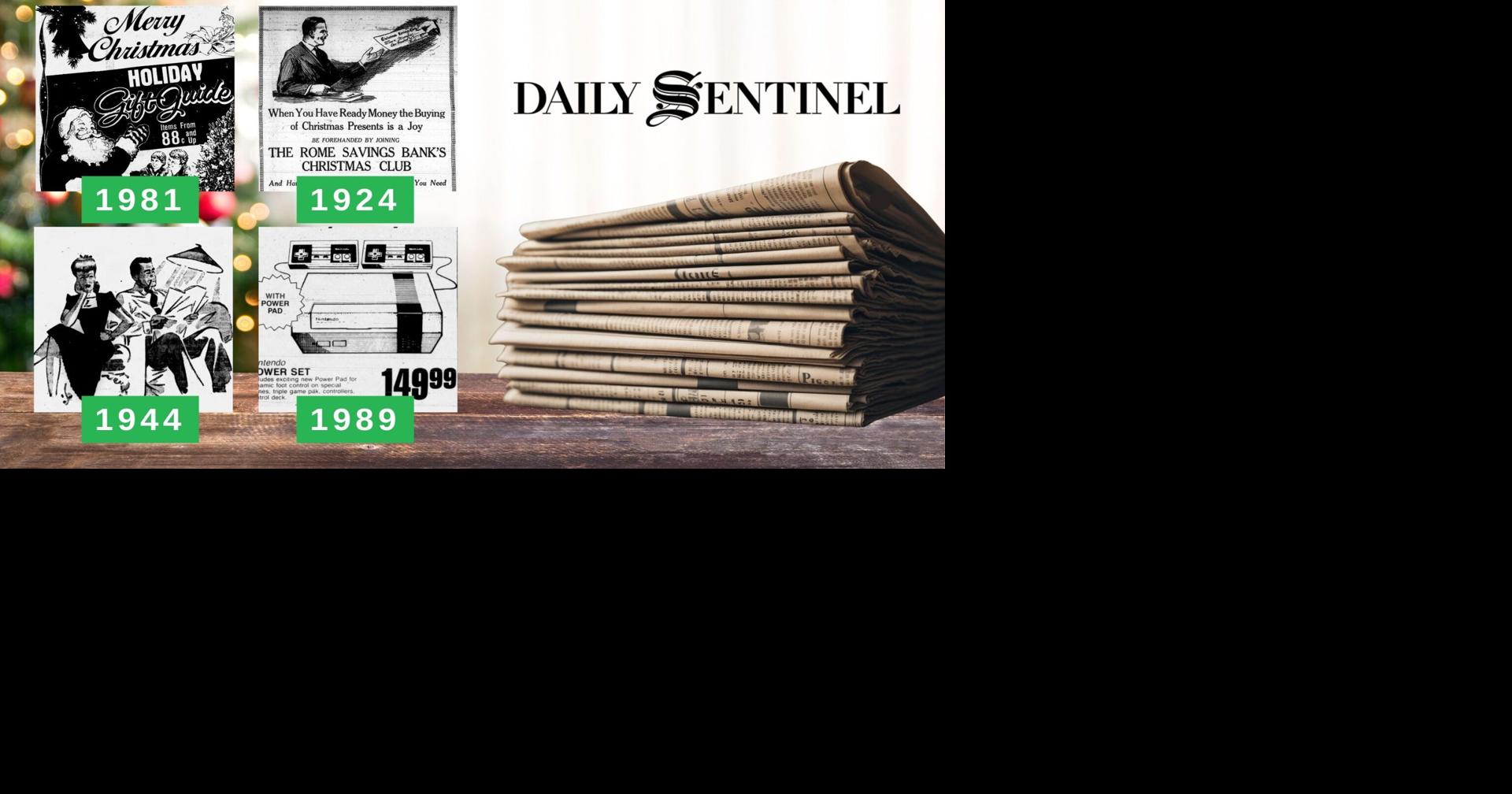 Vintage Christmas ads from the Daily Sentinel archives | Editors-picks ...