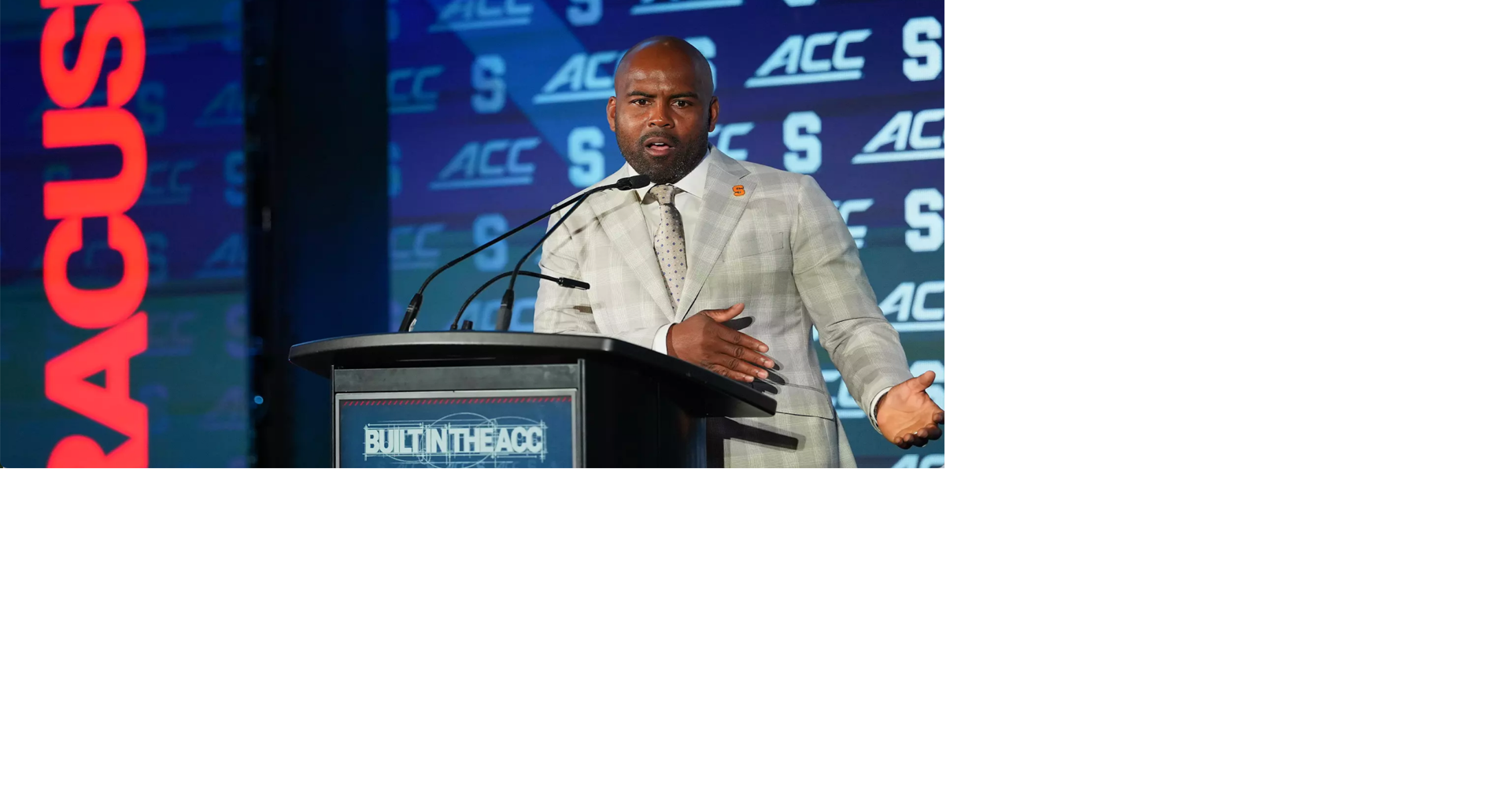Read moreFran Brown, trio of Syracuse players take stage at ACC Kickoff