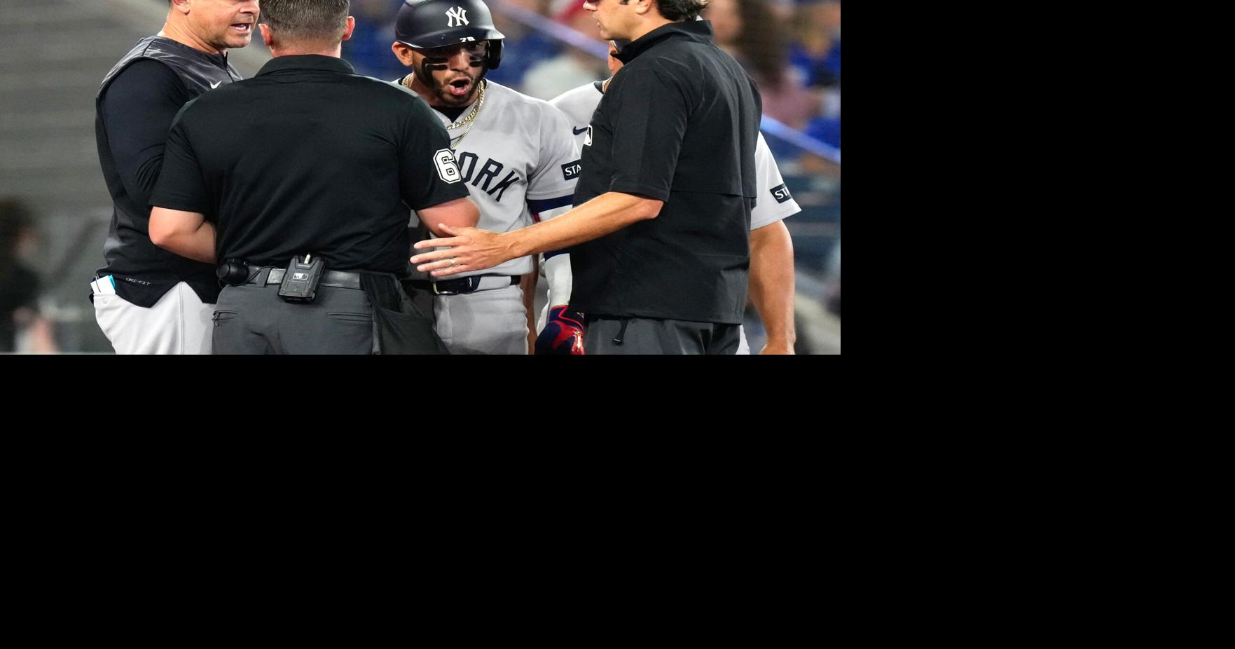 Read moreYankees manager Aaron Boone speaks to MLB about José Caballero's delay-of-game warning