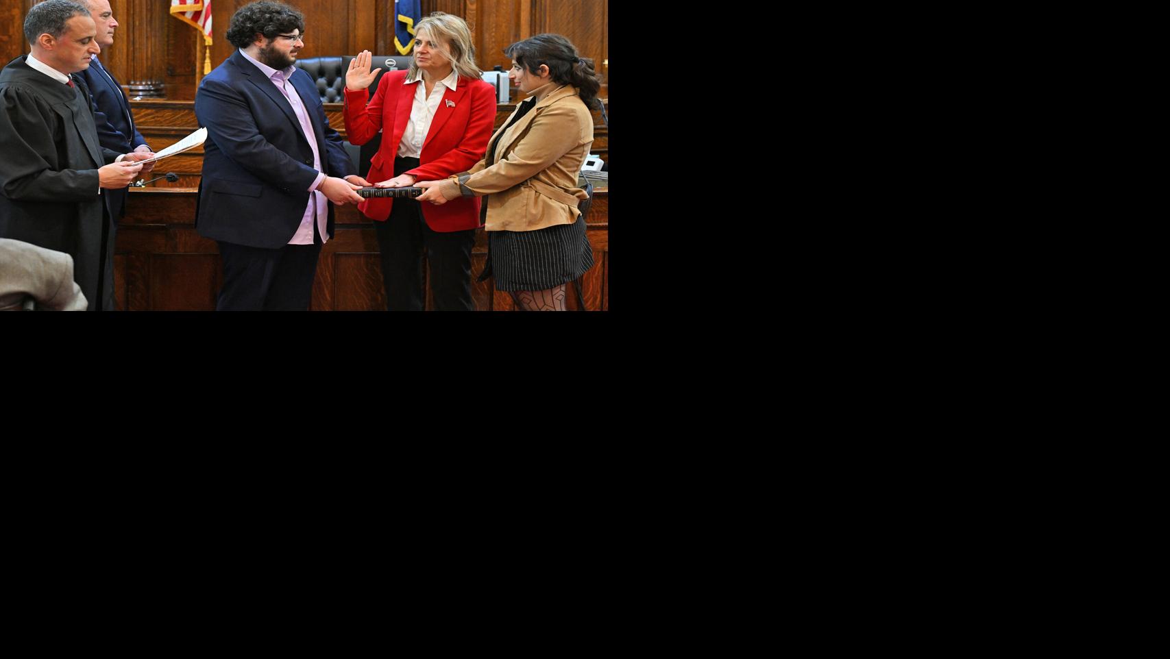 Stephanie Viscelli sworn in as Rome #39 s first female City Court Judge