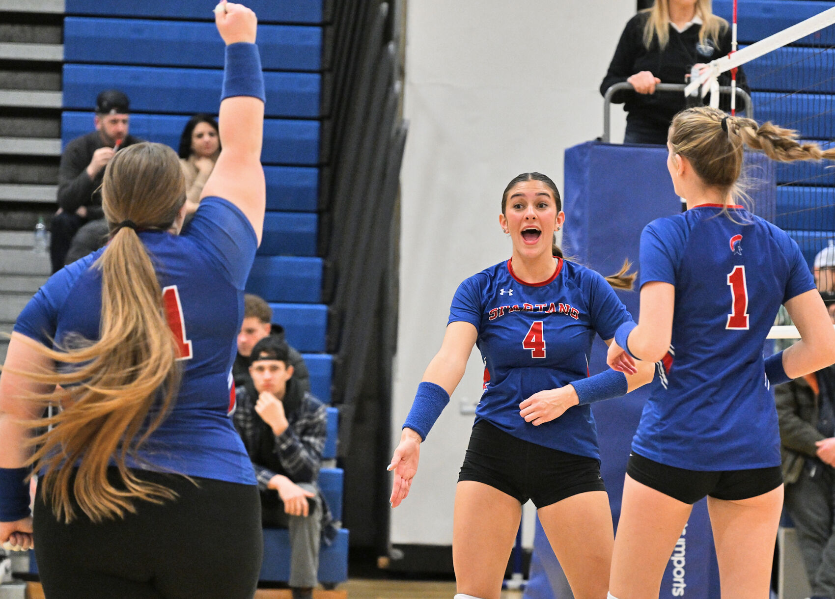 Here's the New Hartford v. Whitesboro girls volleyball match in 19