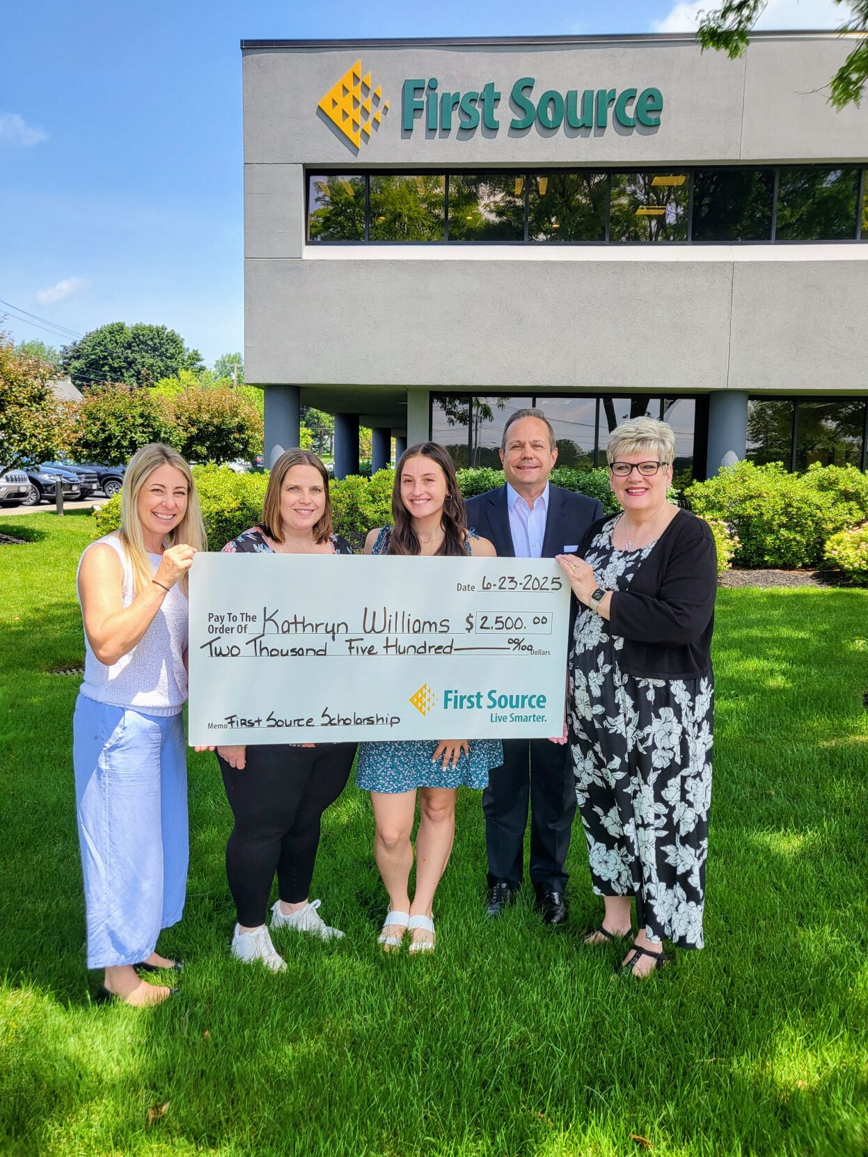 First Source Learning First Source awards high school senior $2,500 scholarship | News ...