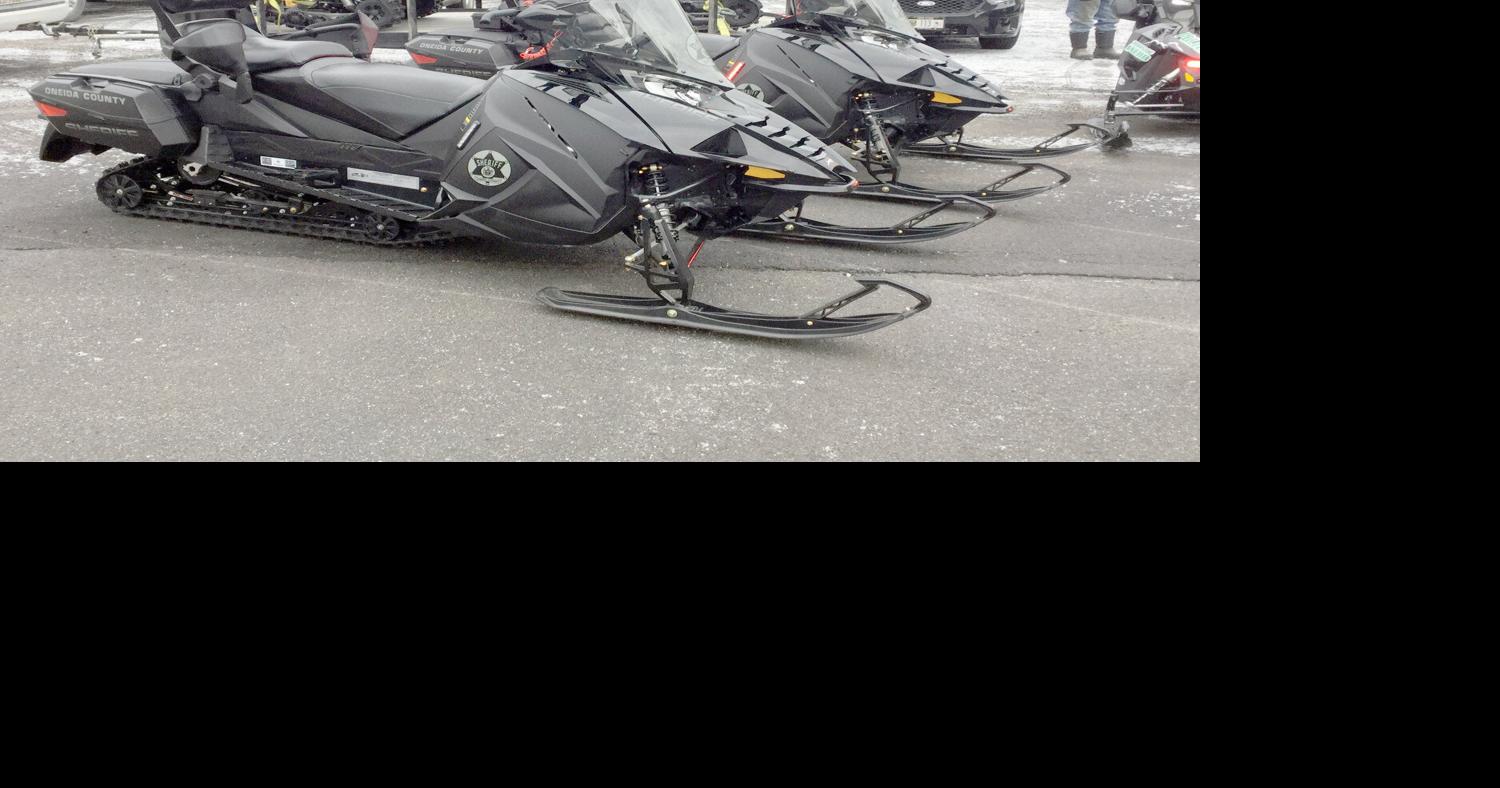 Sheriff unveils new snowmobiles during annual safety kickoff | News ...