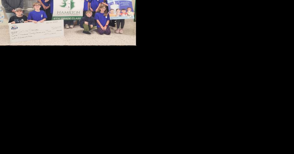 Hamilton sixth graders raise more than $1,000 for milk for food cupboard - Vimarsana News