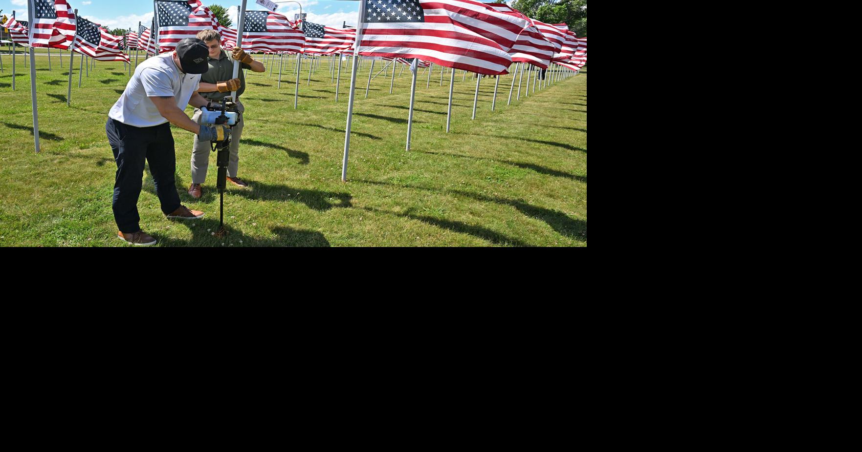 Read moreSENTINEL SNAPSHOT: Flag display honors heroes