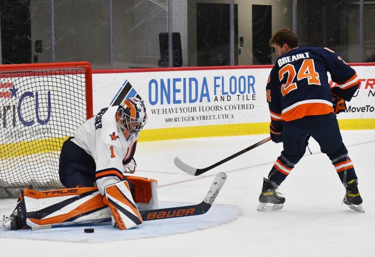 Utica U men's hockey takes top spot in UCHC poll; Women rank No. 2