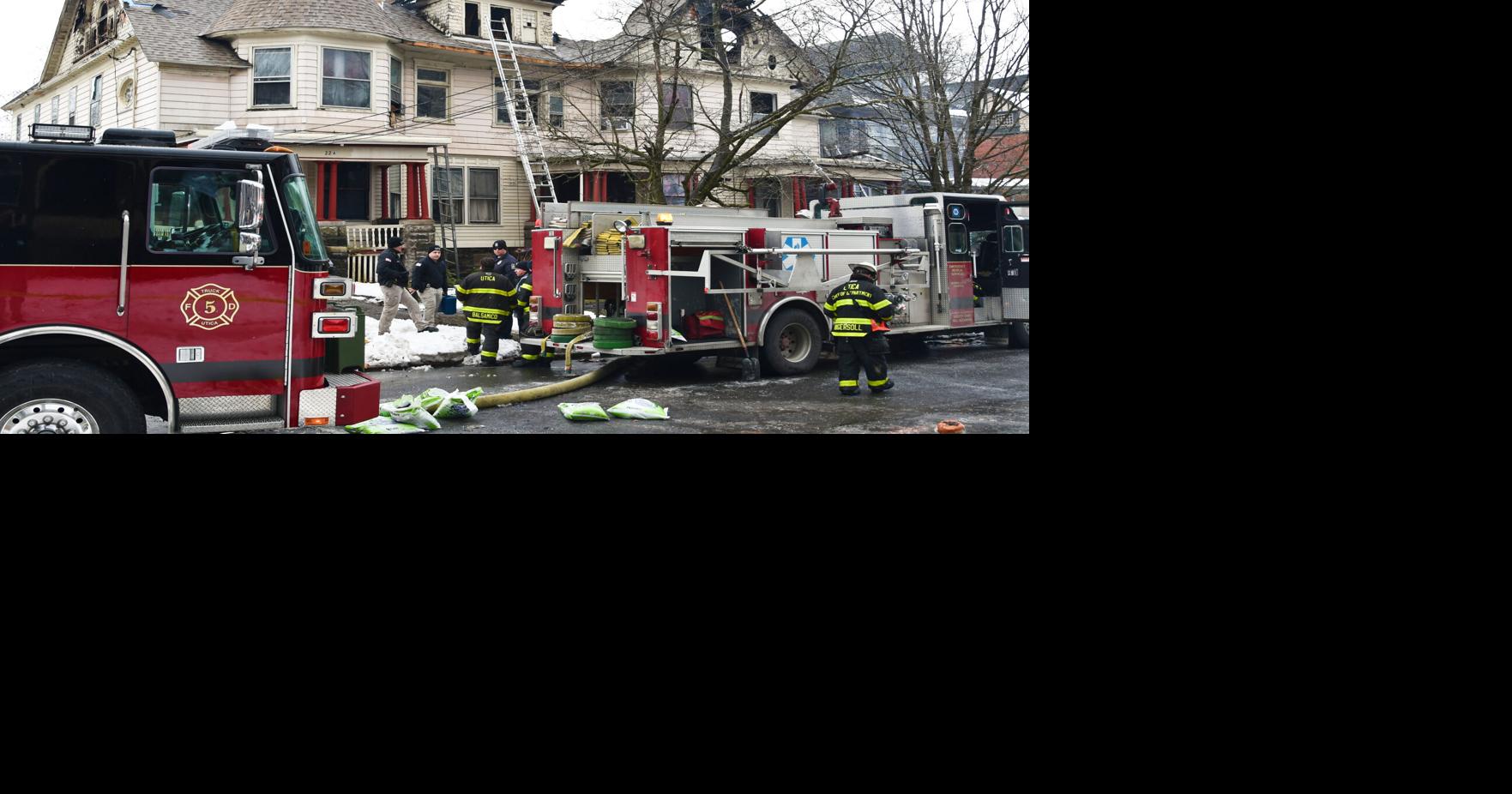Utica firefighters battle two house fires overnight | News ...