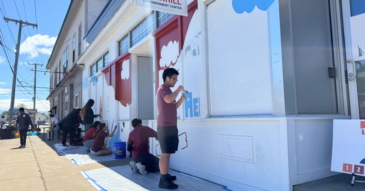 Cornhill mural comes to life at neighborhood celebration