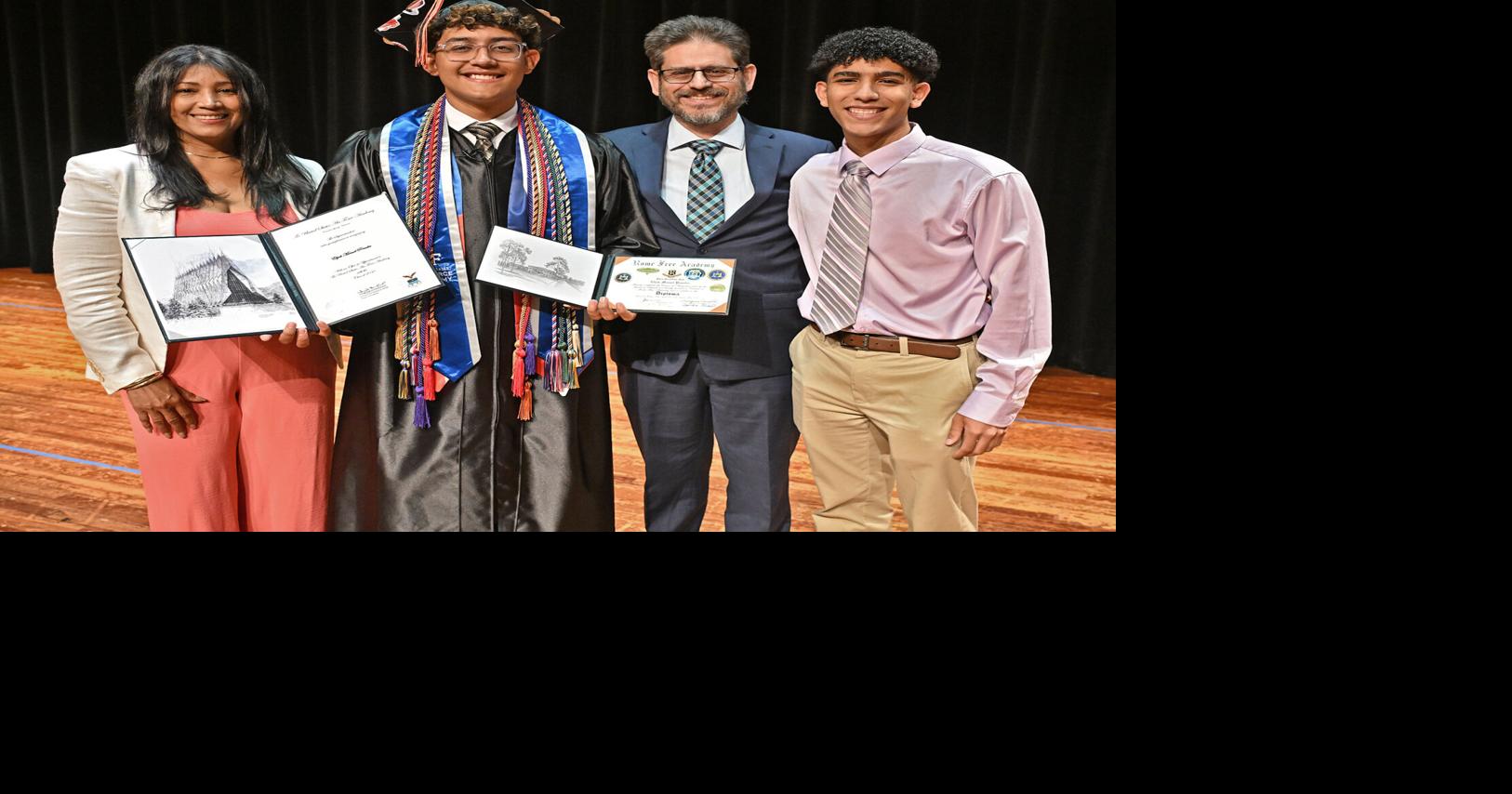 GRADUATION GALLERY: See photos of the special ceremony for RFA's Elijah Pomales