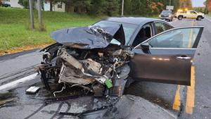 Driver Airlifted After Collision in New Hartford