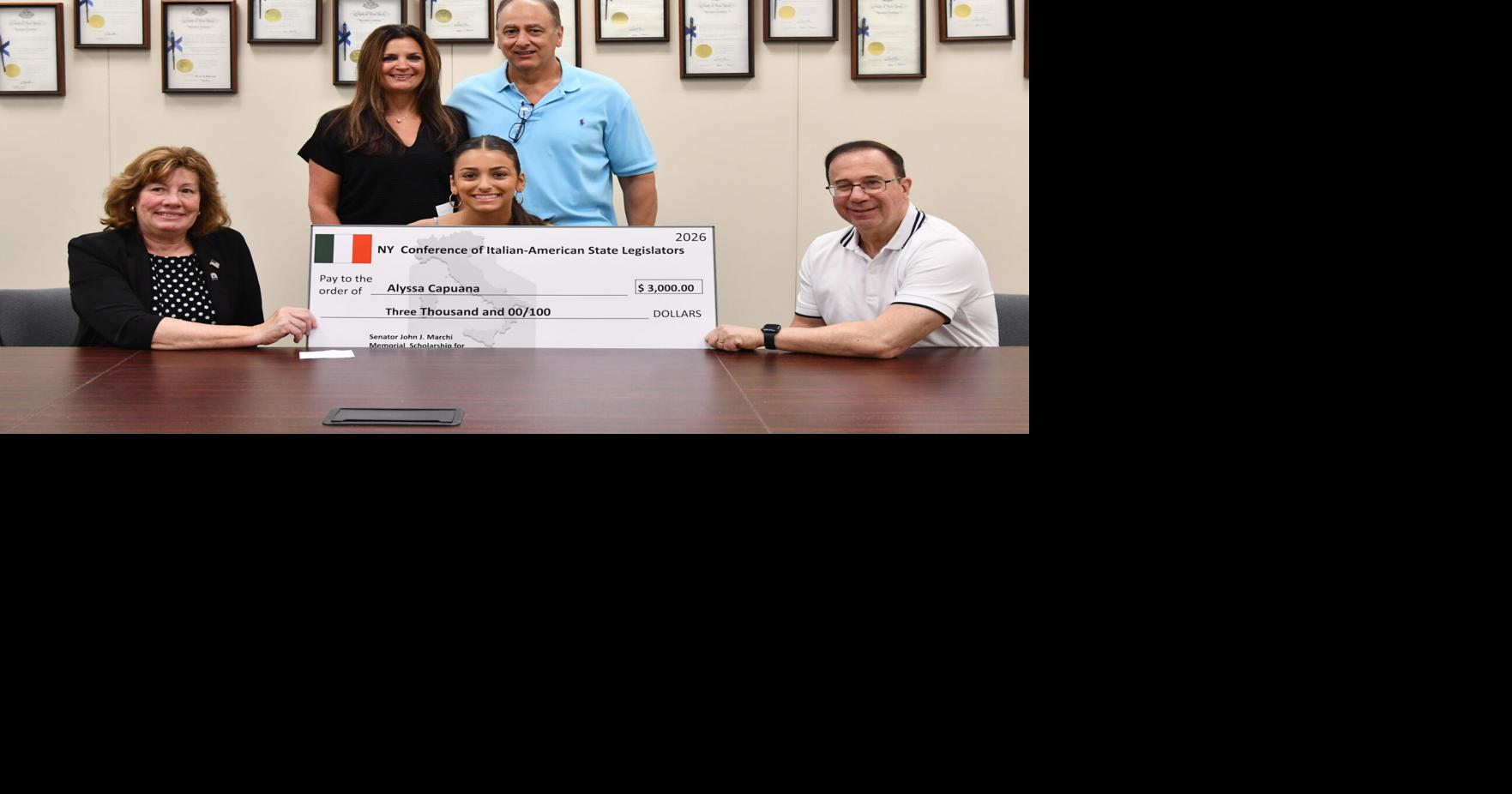 EYE ON EDUCATION Alyssa Capuana honored with Italian-American State Legislators athletic scholarship