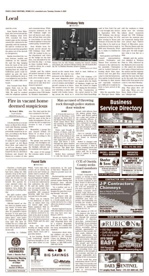 Page A2 | E-Edition | Romesentinel.com