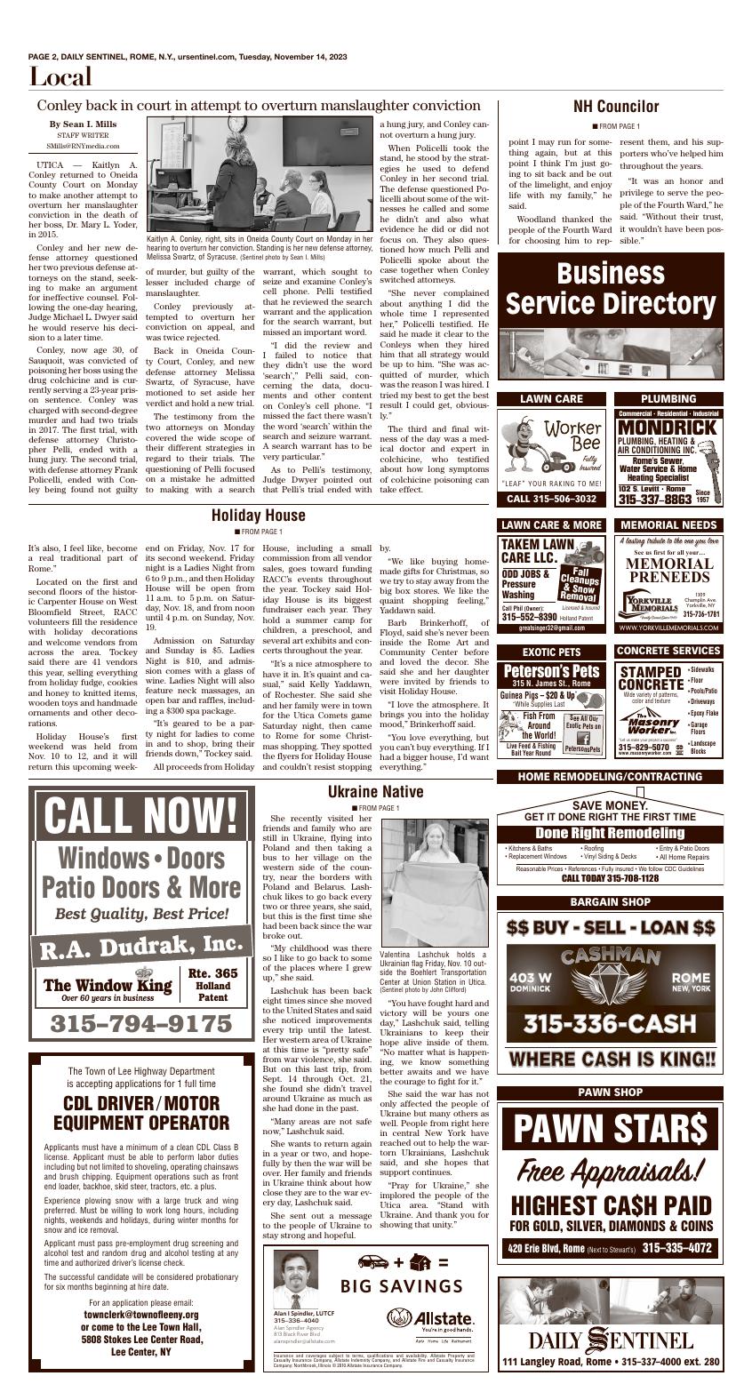 Page A2 | E-Edition | Romesentinel.com