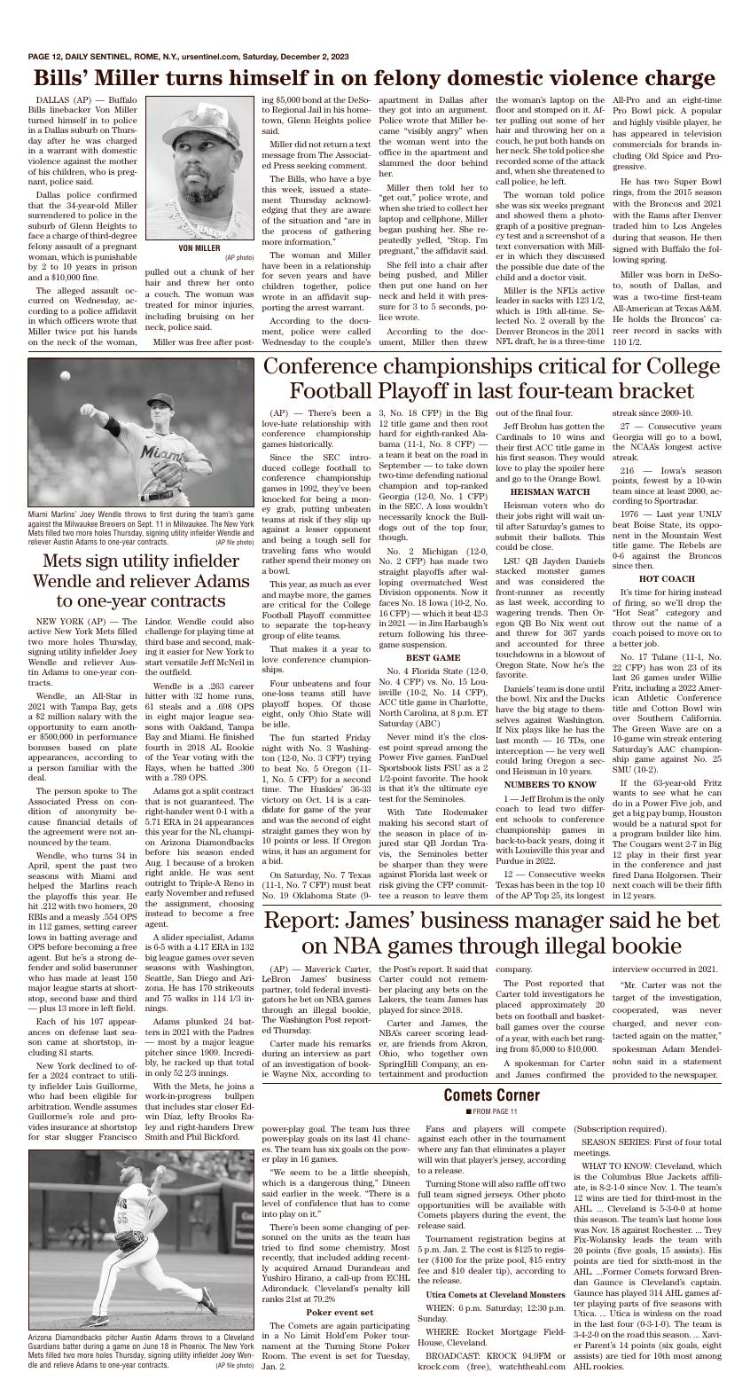 Page PG12 | e-Edition | romesentinel.com
