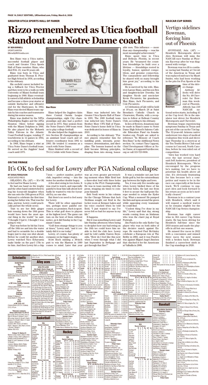 Ben Rizzo Page A14 | e-Edition | romesentinel.com