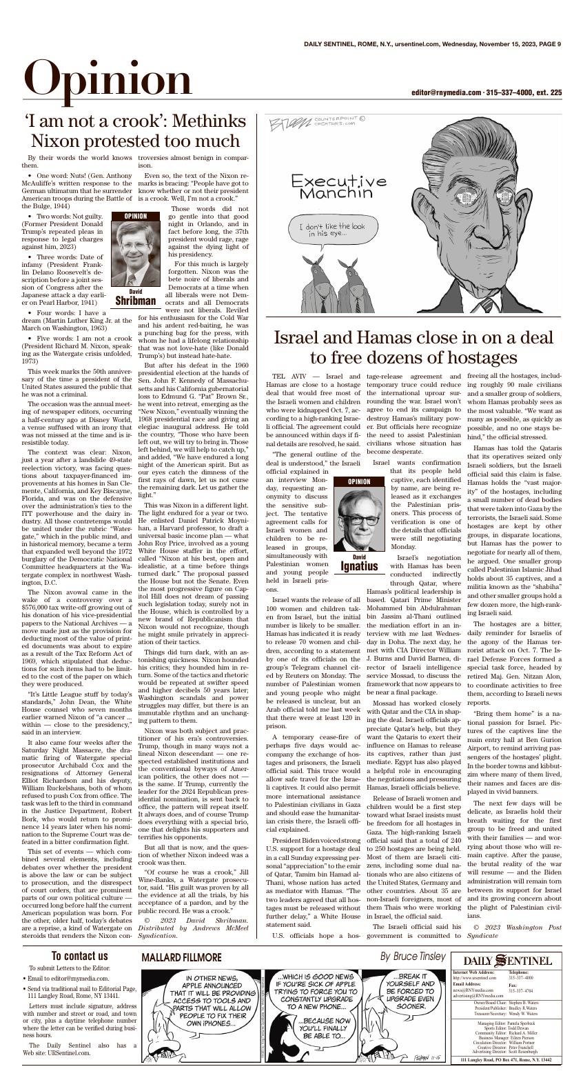 Page A9 | E-Edition | Romesentinel.com