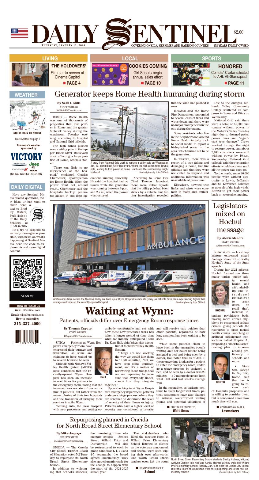 Page A2 | E-Edition | Romesentinel.com