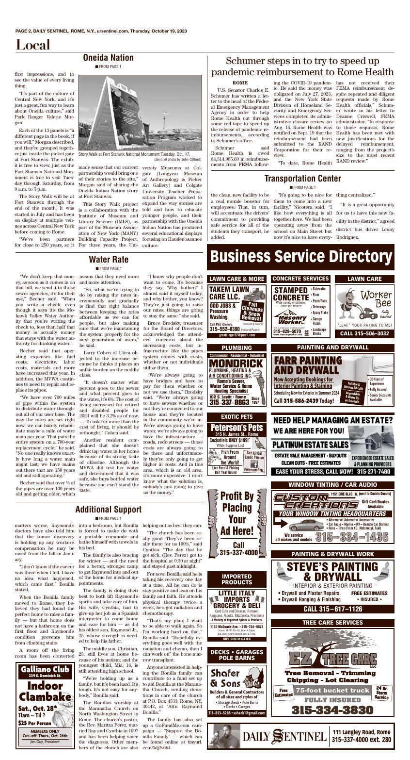 Page A2 | E-Edition | Romesentinel.com