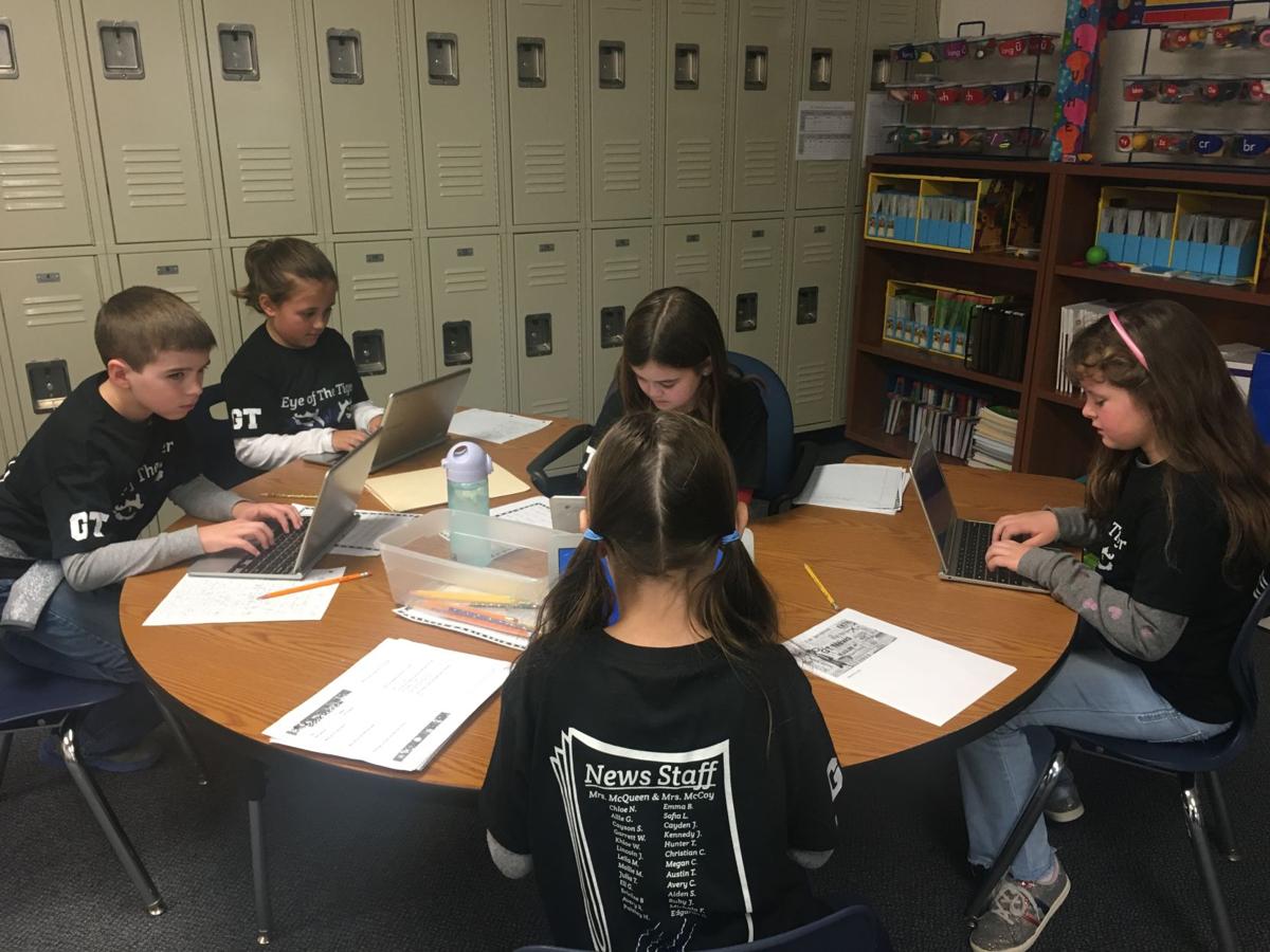 Read All About It Bland Elementary Students Jump Into The Eye Of
