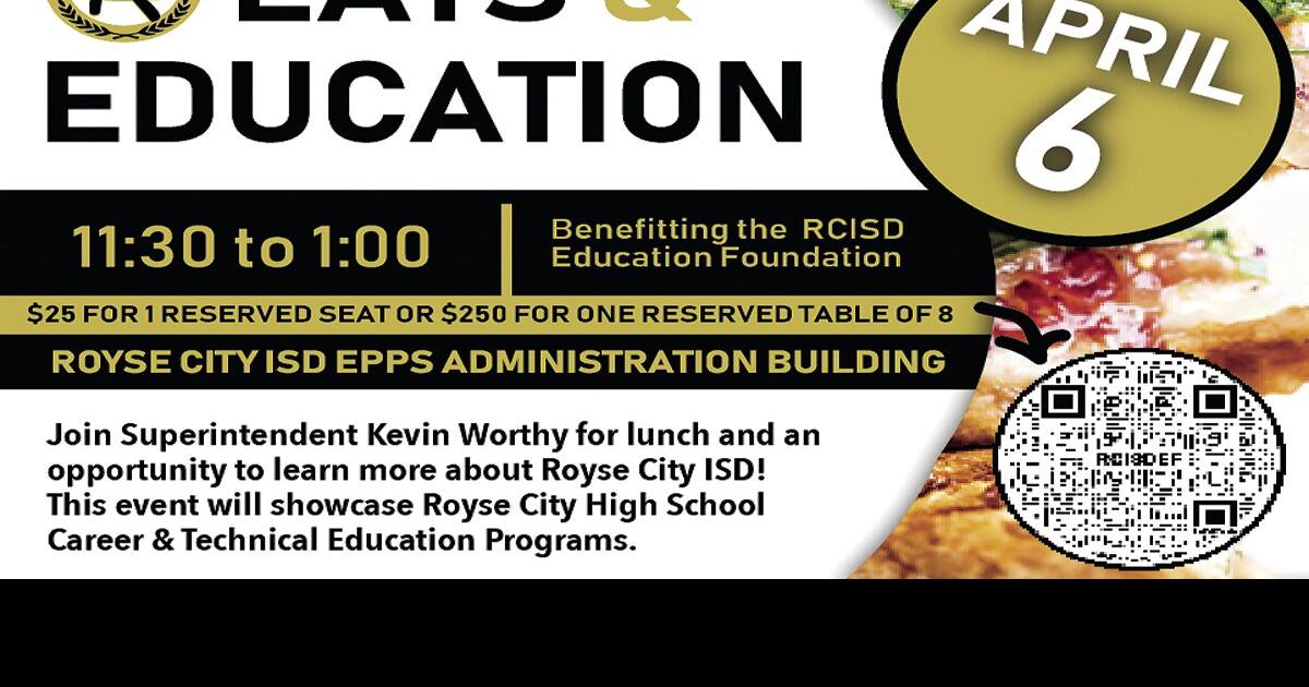 Luncheons to offer information on Royse City ISD career programs, May 6