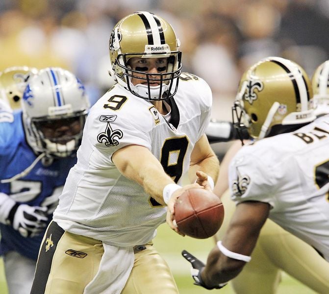 Drew Brees featured at halftime of Saints-Bills on Thanksgiving game