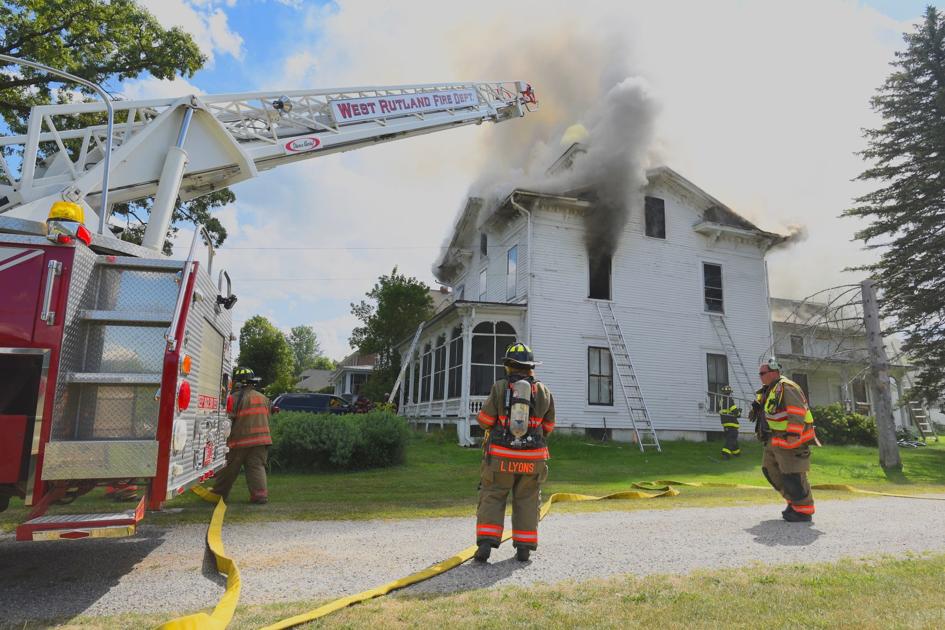 West Rutland home catches fire, family displaced News
