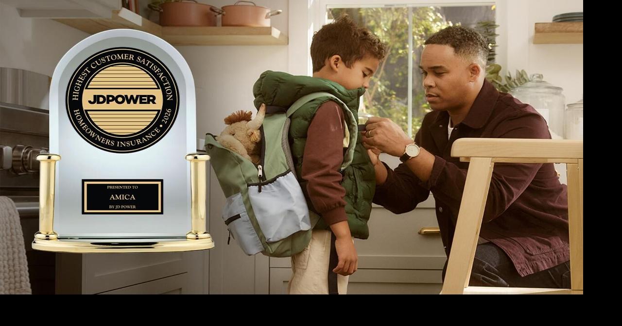 Amica Ranked #1 in Homeowners Insurance in JD Power 2026 Study
