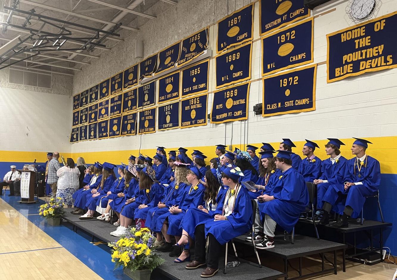 Poultney High School graduates told to chart their own course into the