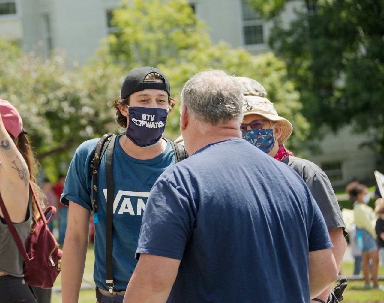 blue lives matter backpack