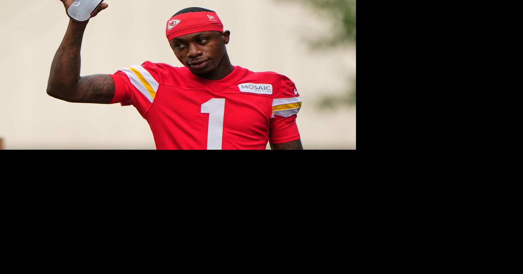 Chiefs hit by 2 training camp injuries as wide receivers Xavier Worthy, Cyrus Allen leave practice