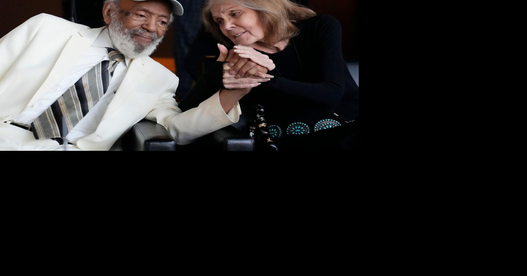 Photos show Gloria Steinem through decades as a leading voice of the women’s movement
