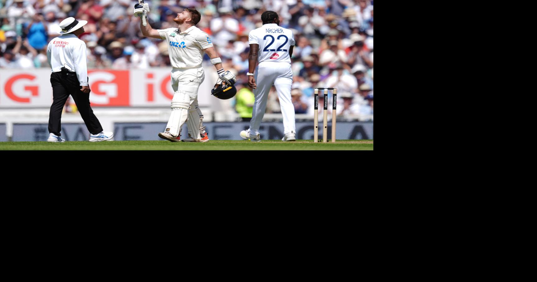 Gay steadies England after a costly run out and is 48 at tea at The Oval against New Zealand