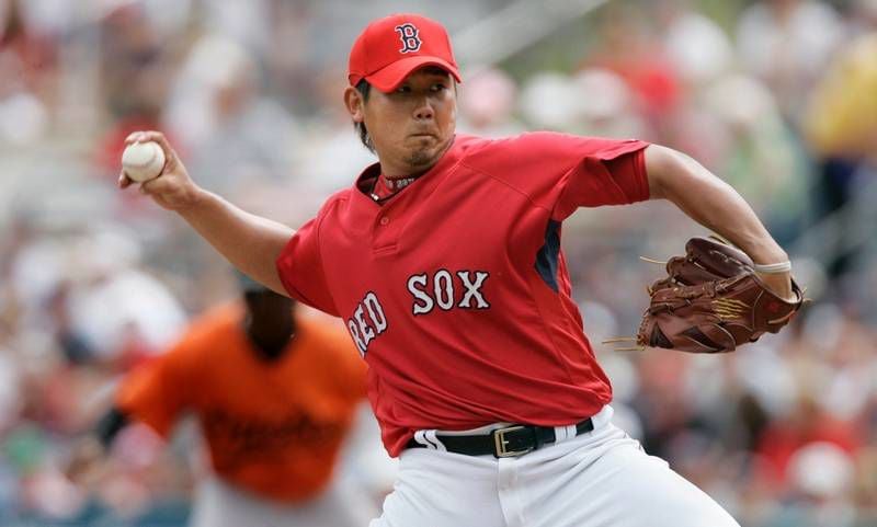 Matsuzaka's First Pitch Is Welcome Relief for Red Sox - The New York Times