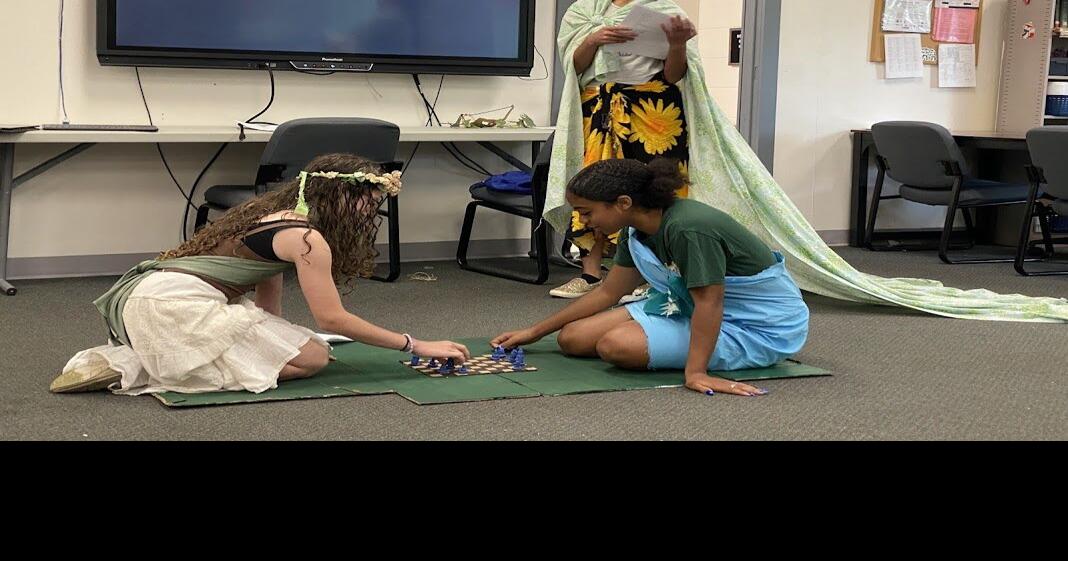 Students learn about Ancient Greece at West Rutland School humanities