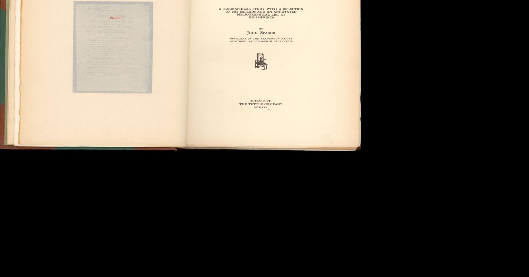 Glimpses of Vermont's Past: John Spargo