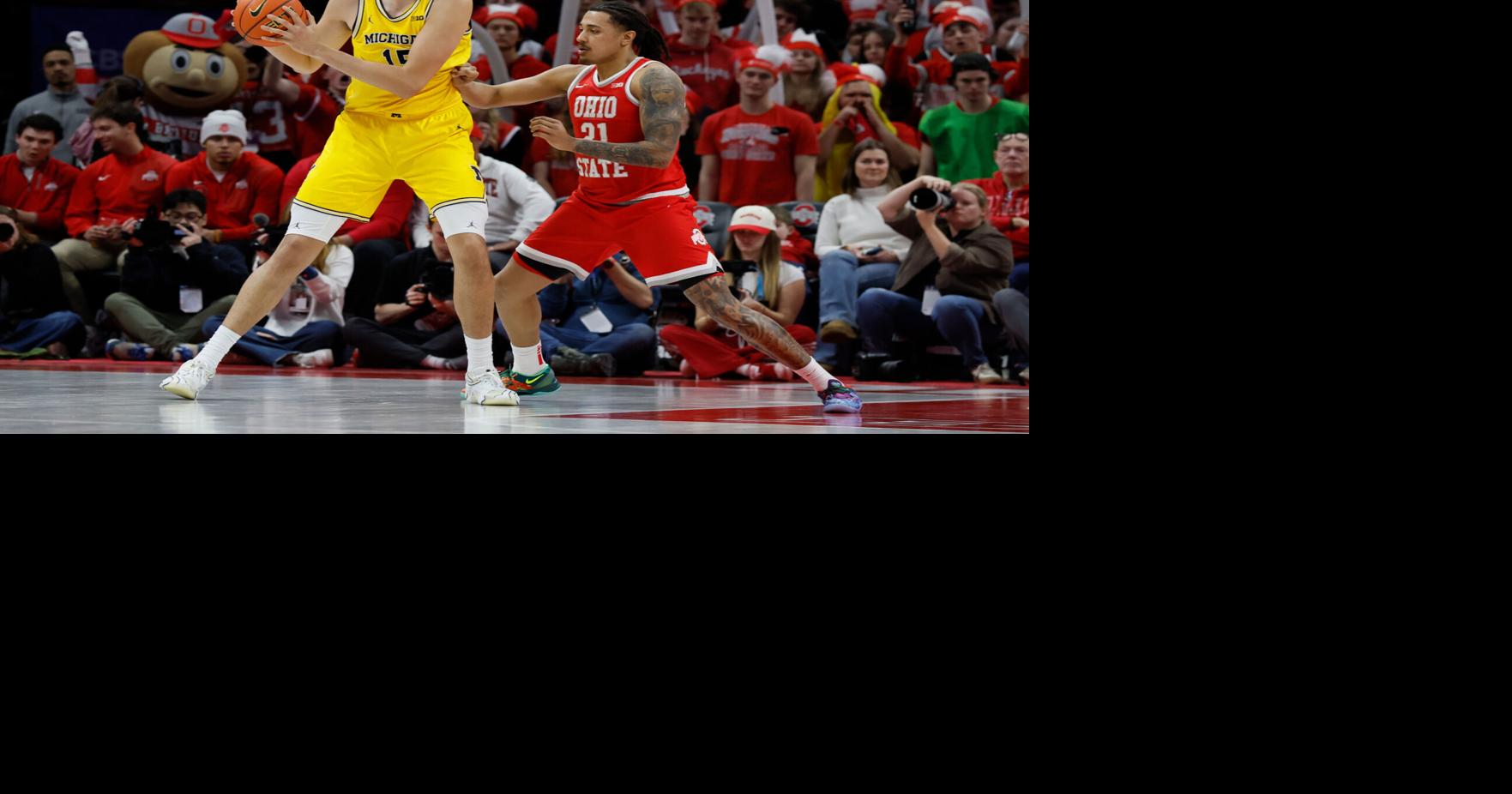 Aday Mara's 3-point practice pays off in No. 2 Michigan's win over Ohio State