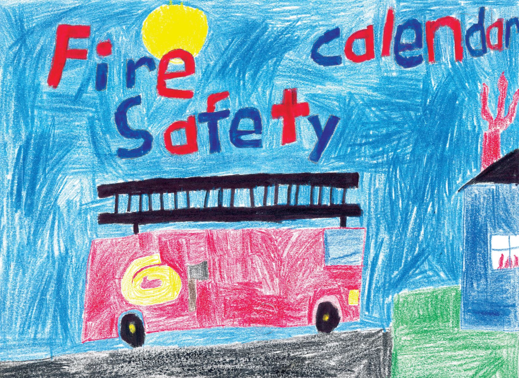 Winners of Fire Safety Poster Contest