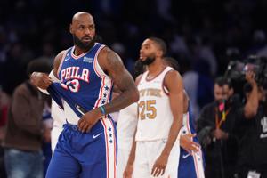 Trump Calls LeBron James a 'Disgrace' Over Anthem Actions at 76ers Opener