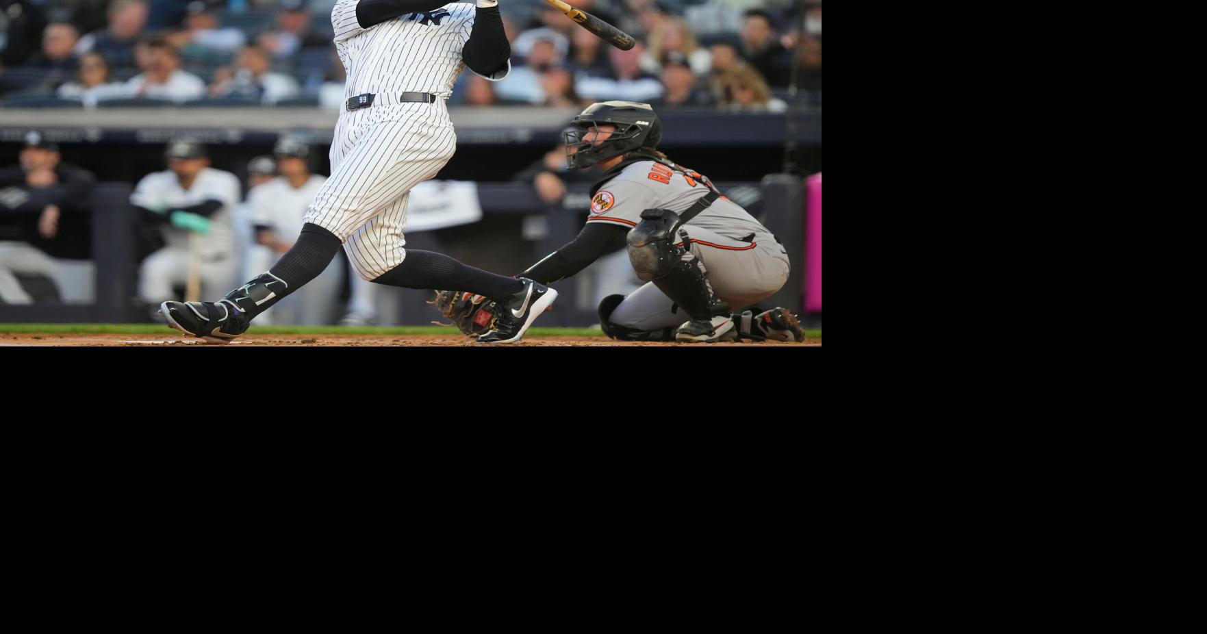 Judge's 14th homer sparks Yankees over Orioles 12-1 for sweep, 14th win in 16 games