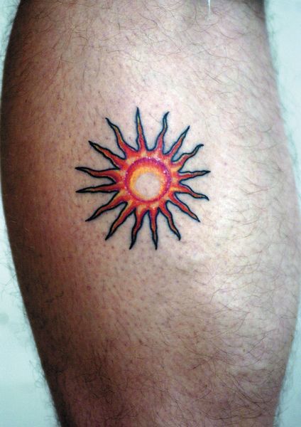 Temporary Tattoo Sun Tattoo Ultra Thin Fake Tattoo Waterproof - Etsy